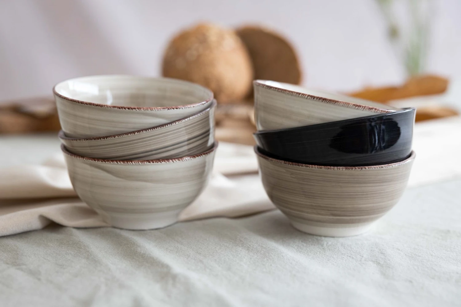 Studio Tavola Kleine Kommen Vintage Loft ø 12 Cm - 6 Stuks 2 Studio Tavola Kleine Kommen Vintage Loft ø 12 Cm - 6 Stuks - Afbeelding 2