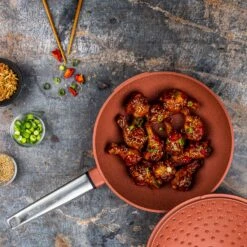 Westinghouse Wokpan Performance - Rebel Red - ø 28 Cm - Standaard Anti-aanbaklaag -Keuken Kook Winkel WCCW0095028OR 14