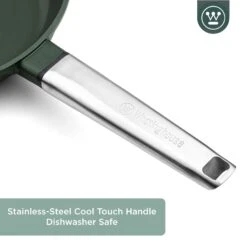 Westinghouse Wokpan Performance - Gracious Green - ø 28 Cm - Standaard Anti-aanbaklaag -Keuken Kook Winkel WCCW0095028SG 5 1