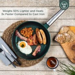 Westinghouse Koekenpan Performance - Gracious Green - ø 28 Cm - Standaard Anti-aanbaklaag 14 Westinghouse Koekenpan Performance - Gracious Green - ø 28 Cm - Standaard Anti-aanbaklaag -Keuken Kook Winkel WCFP0095024SG 2 1