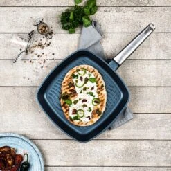 Westinghouse Grillpan Performance - Bravery Blue - 28 X 28 Cm - Standaard Anti-aanbaklaag -Keuken Kook Winkel WCFP0095G28BL 10