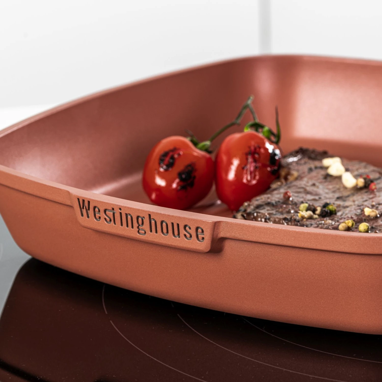 Westinghouse Grillpan Performance - Rebel Red - 28 X 28 Cm - Standaard Anti-aanbaklaag 9 Westinghouse Grillpan Performance - Rebel Red - 28 X 28 Cm - Standaard Anti-aanbaklaag - Afbeelding 9