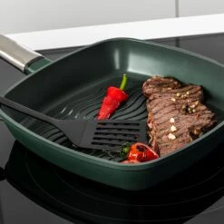 Westinghouse Grillpan Performance - Gracious Green - 28 X 28 Cm - Standaard Anti-aanbaklaag -Keuken Kook Winkel WCFP0095G28SG 10