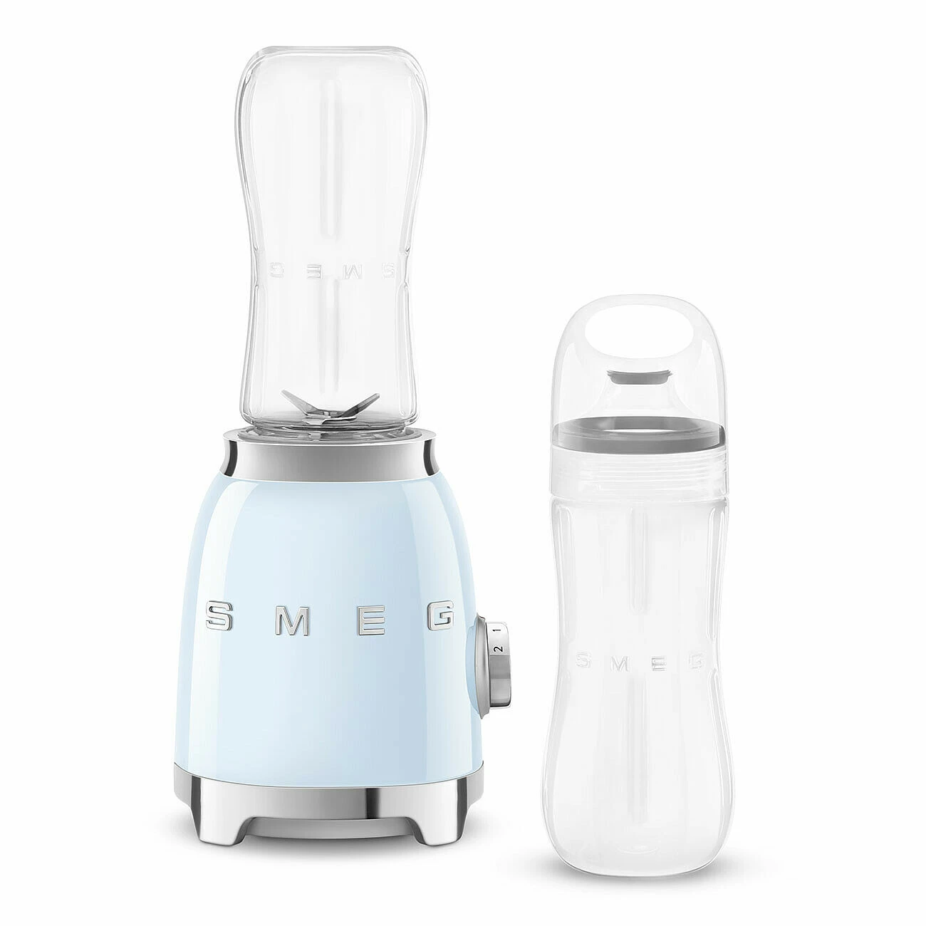 SMEG Smoothie Blender - Compact - Pastelblauw - 600 Ml - PBF01PBEU 4 SMEG Smoothie Blender - Compact - Pastelblauw - 600 Ml - PBF01PBEU - Afbeelding 4