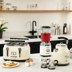 Westinghouse Blender Retro Collections - Vanilla White - 1.5 Liter - WKBE221WH -Keuken Kook Winkel WKBE221WH Retro Table Blender 5 600x600 1