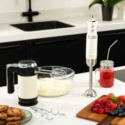 Westinghouse Staafmixer Retro Collections - 600 W - Vanilla White - WKHBS270WH -Keuken Kook Winkel WKHBS270WH Retro Hand Blender 5