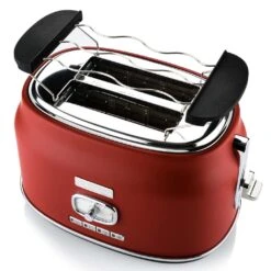 Westinghouse Broodrooster Retro Collections - 2 Sleuven - Cranberry Red - WKTTB857RD 10 Westinghouse Broodrooster Retro Collections - 2 Sleuven - Cranberry Red - WKTTB857RD -Keuken Kook Winkel WKTTB857RD Retro 2 Slice Toaster 3