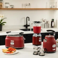 Westinghouse Broodrooster Retro Collections - 2 Sleuven - Cranberry Red - WKTTB857RD 11 Westinghouse Broodrooster Retro Collections - 2 Sleuven - Cranberry Red - WKTTB857RD -Keuken Kook Winkel WKTTB857RD Retro 2 Slice Toaster 5