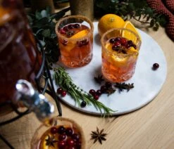 Jay Hill Snijplank / Serveerplank / Borrelplank Marmer - Grijs - ø 30 Cm -Keuken Kook Winkel Winterse cocktail 10