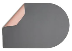 Jay Hill Placemats - Vegan Leer - Grijs / Roze - Bread - Dubbelzijdig - 44 X 30 Cm - 6 Stuks -Keuken Kook Winkel bread grijs roze 1