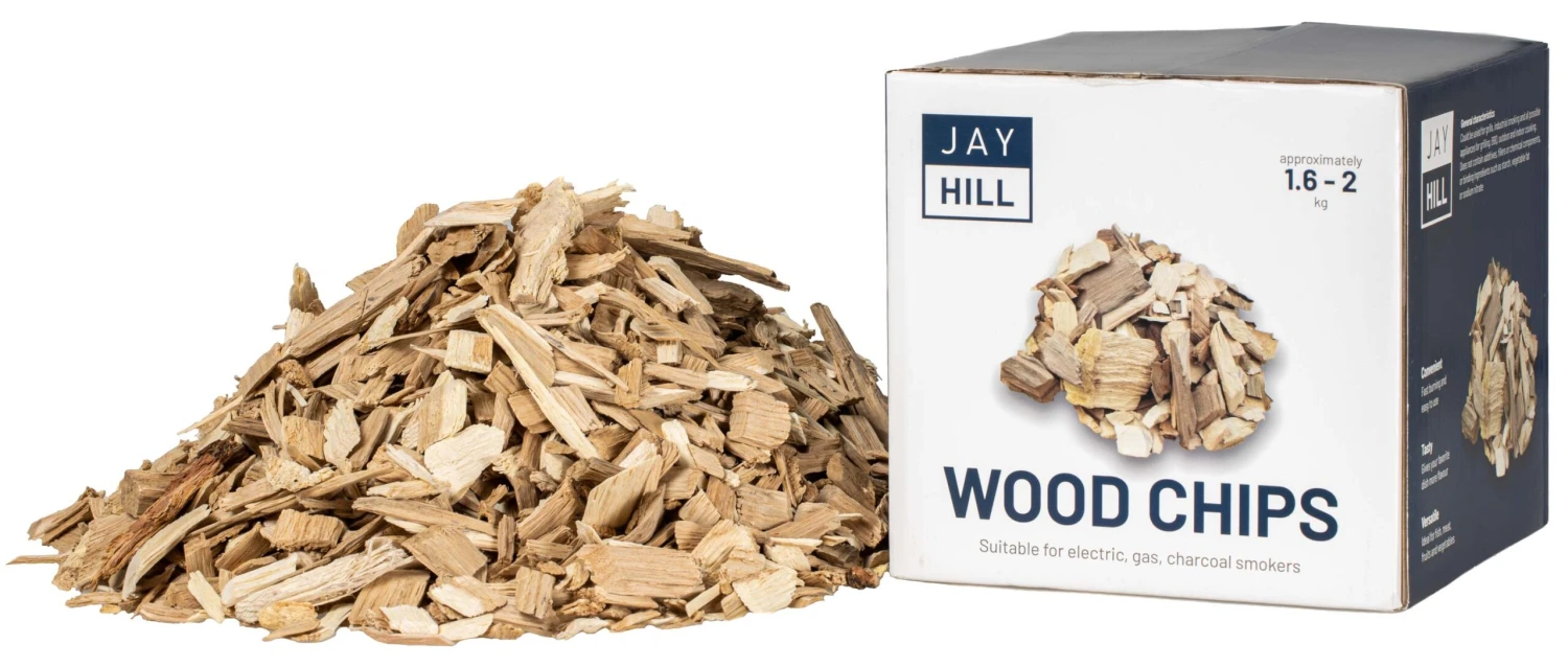 Jay Hill Rookchips - Eik - 2 Kg 1 Jay Hill Rookchips - Eik - 2 Kg