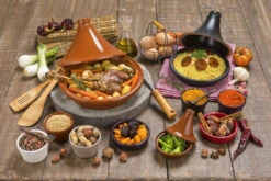 Cookinglife Tajine Regas - Aardewerk - Terracotta - ø 32 Cm / 3 Liter -Keuken Kook Winkel cookinglife tajines resized bw