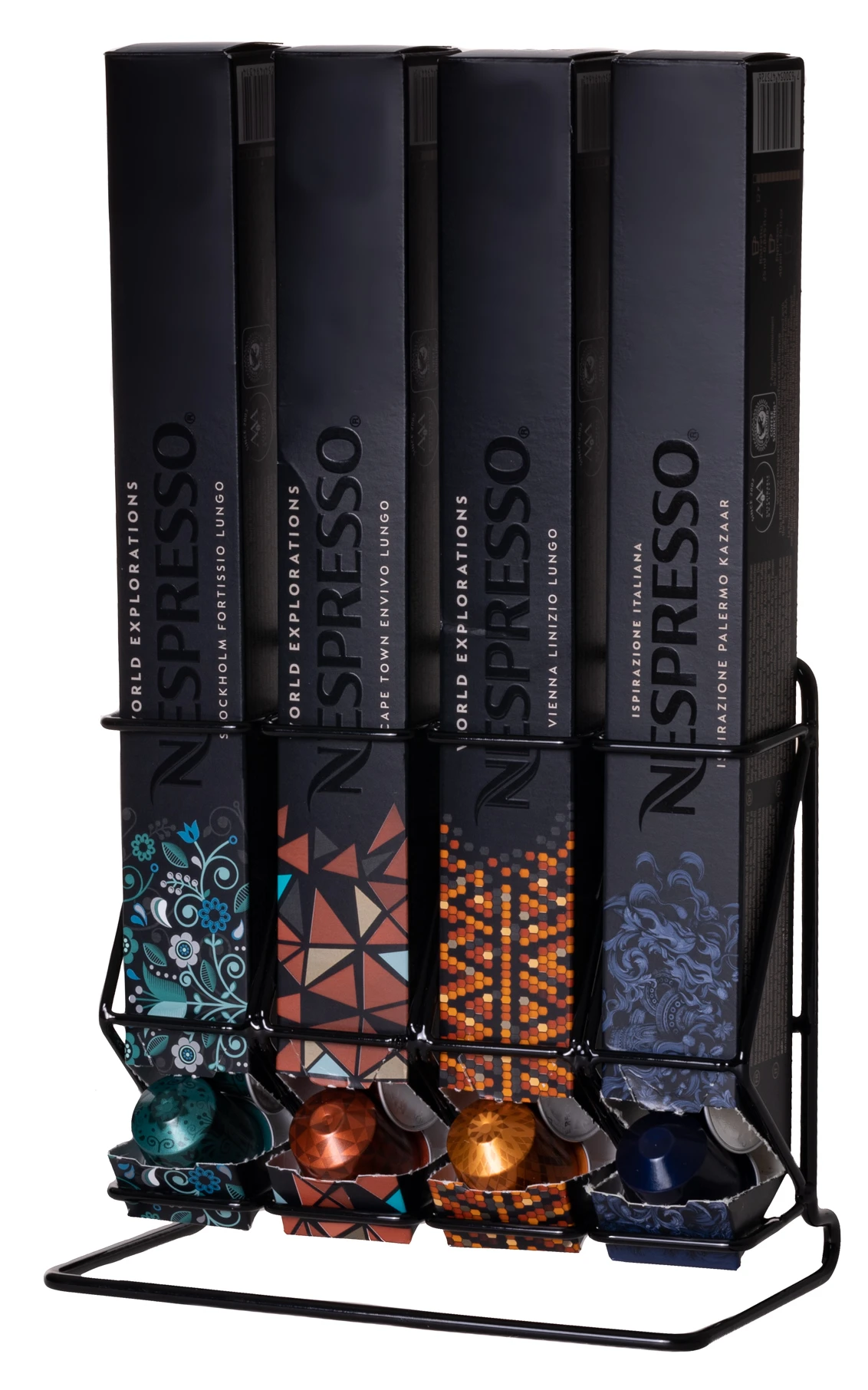 Jay Hill Nespresso Cuphouder - Rek - Zwart - 40 Stuks 2 Jay Hill Nespresso Cuphouder - Rek - Zwart - 40 Stuks - Afbeelding 2