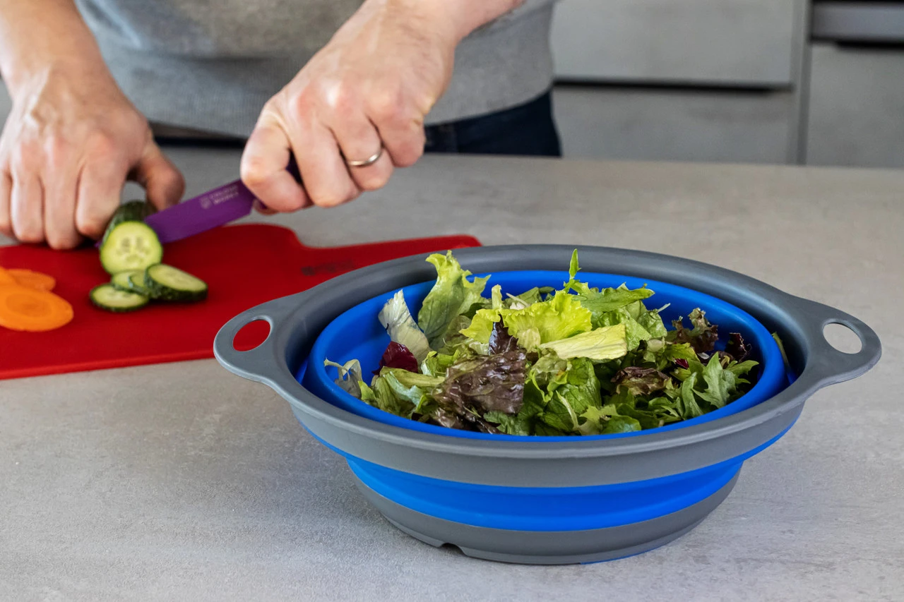 Colourworks Vergiet Blauw - ø 24 Cm 4 Colourworks Vergiet Blauw - ø 24 Cm - Afbeelding 4