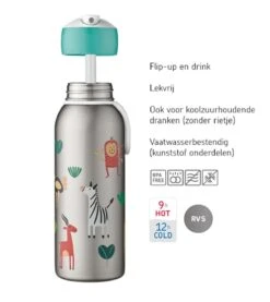 Mepal Schoolbeker Flip-up Campus Frozen 350 Ml -Keuken Kook Winkel isoleerfles flipup campus usp s nl 4