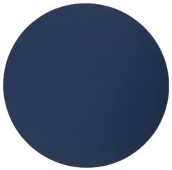 Jay Hill Placemat - Vegan Leer - Grijs / Blauw - Dubbelzijdig - ø 38 Cm -Keuken Kook Winkel jay hill placemat blauw rond