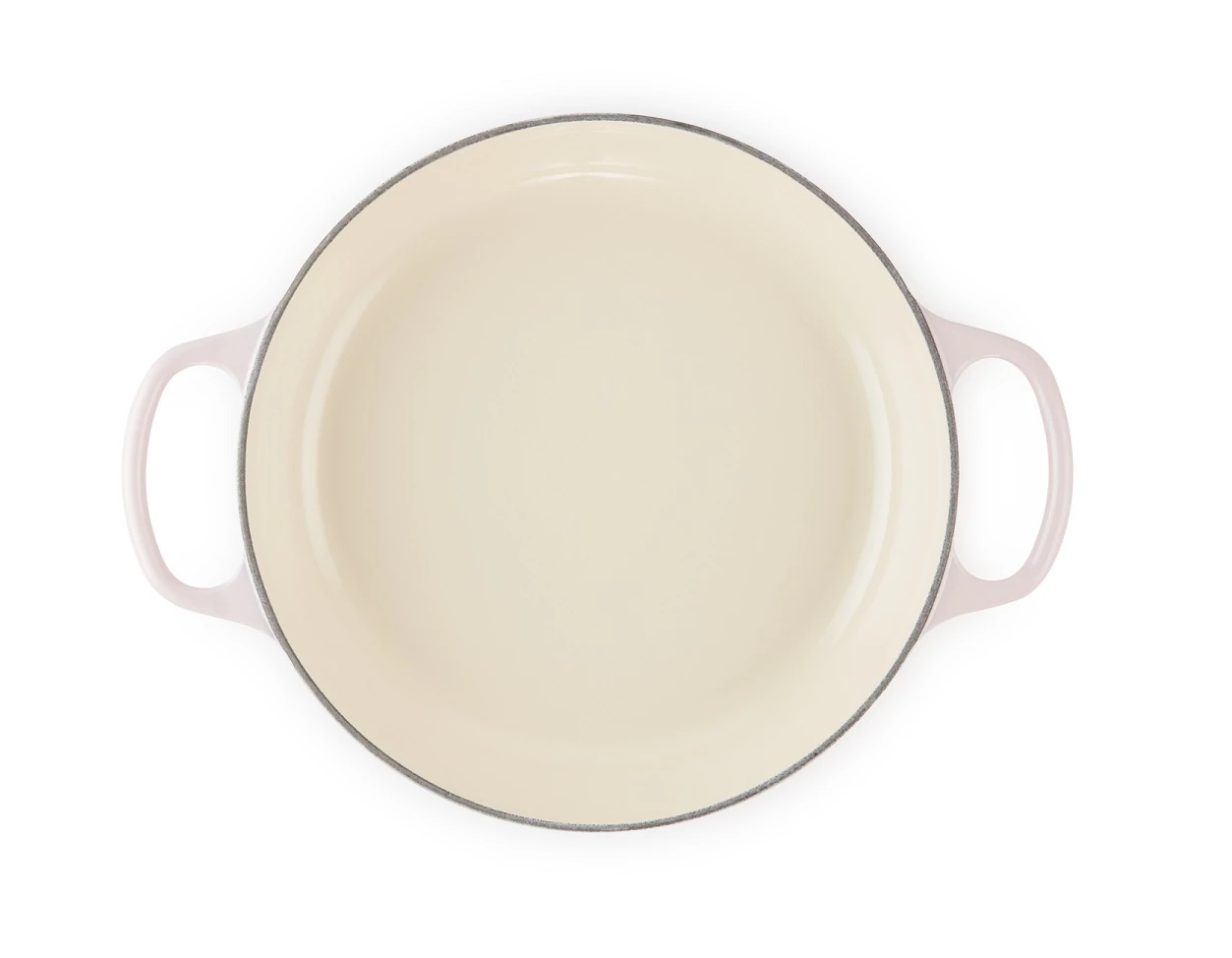 Le Creuset Braadpan Signature - Campagnard - Shell Pink - ø 26 Cm / 2.2 Liter 5 Le Creuset Braadpan Signature - Campagnard - Shell Pink - ø 26 Cm / 2.2 Liter - Afbeelding 5