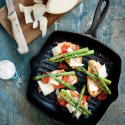 Le Creuset Grillpan Signature - Mat Zwart -26 X 26 Cm - Geëmailleerde Anti-aanbaklaag -Keuken Kook Winkel le creuset paistinpannu 1