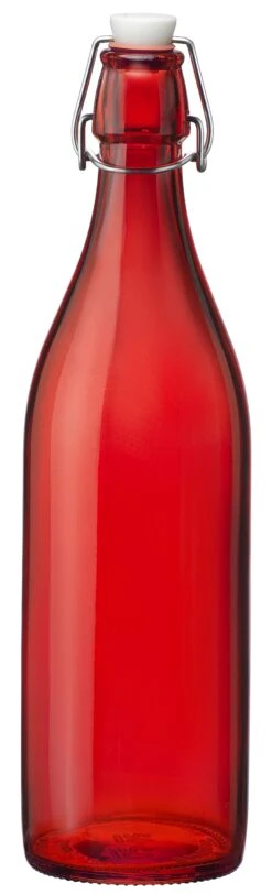 Bormioli Rocco Beugelfles / Weckfles Giara - Rood - 1 Liter