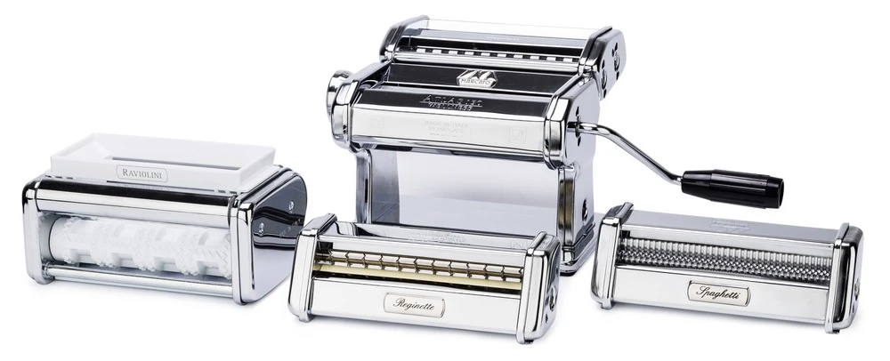Marcato Atlas Pastamachine Multipast - Met 5 Opzetstukken 1 Marcato Atlas Pastamachine Multipast - Met 5 Opzetstukken