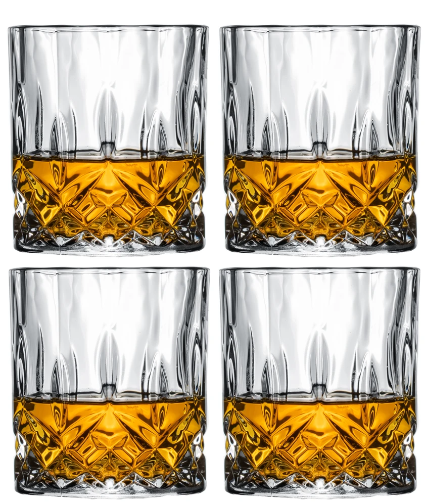 Cookinglife Whiskey Glazen / Cocktailglazen / Waterglazen Moray - 320 Ml - 4 Stuks 1 Cookinglife Whiskey Glazen / Cocktailglazen / Waterglazen Moray - 320 Ml - 4 Stuks