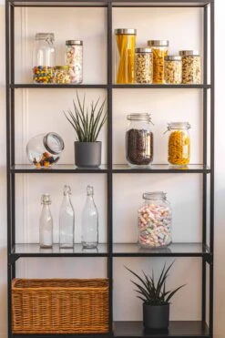 Sareva Voorraadpot - Glas / RVS Deksel - ø 9 Cm / 600 Ml 7 Sareva Voorraadpot - Glas / RVS Deksel - ø 9 Cm / 600 Ml -Keuken Kook Winkel opbergglas stellingkast 5 3