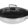 Le Creuset Wokpan Magnetik - TriPly RVS - ø 30 Cm / 4.3 Liter - Standaard Anti-aanbaklaag