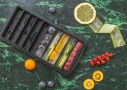 Sareva IJsblokjesvorm - 10 Ijsstaafjes - Siliconen - Easy Release - Herbruikbaar -Keuken Kook Winkel product 9 7