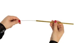 Sareva Herbruikbare Rietjes - Met Borstel - Goud - 4 Stuks -Keuken Kook Winkel product hand 3