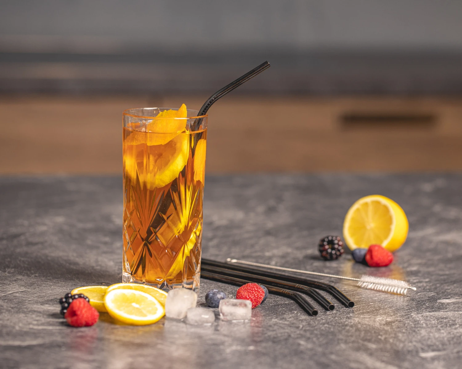 Sareva Herbruikbare Rietjes - Met Borstel - Zwart - Gebogen - 4 Stuks 2 Sareva Herbruikbare Rietjes - Met Borstel - Zwart - Gebogen - 4 Stuks - Afbeelding 2