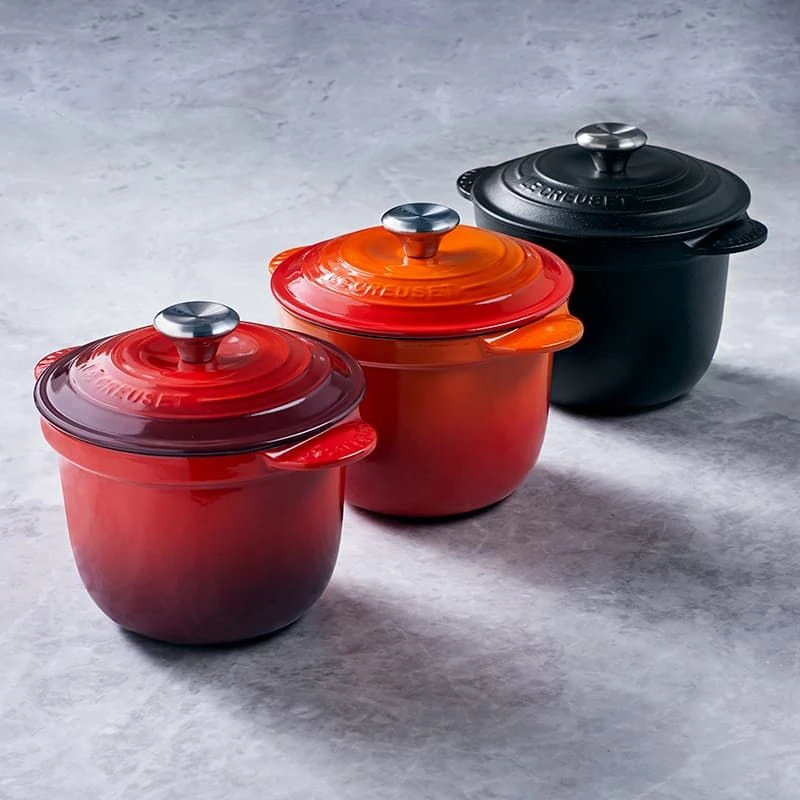 Le Creuset Rijstkoker / Cocotte Every - Tradition - Kersenrood - ø 18 Cm / 2 Liter 2 Le Creuset Rijstkoker / Cocotte Every - Tradition - Kersenrood - ø 18 Cm / 2 Liter - Afbeelding 2