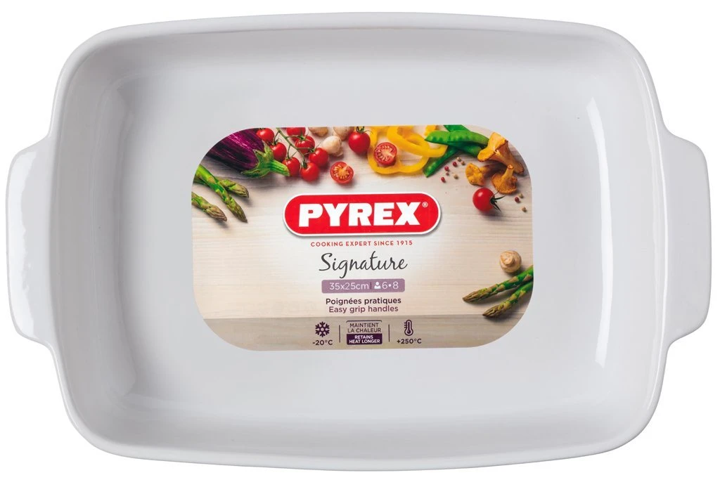 Pyrex Ovenschaal Signature - 35 X 25 X 6.5 Cm / 4.7 Liter 1 Pyrex Ovenschaal Signature - 35 X 25 X 6.5 Cm / 4.7 Liter