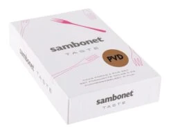 Sambonet Gebaksvorkjes Taste Antique Champagne 6 Stuks -Keuken Kook Winkel sambonet taartvorken taste champagne antique verpakking
