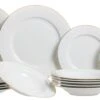 Studio Tavola Serviesset Wit / Goud - 18-delig / 6 Personen