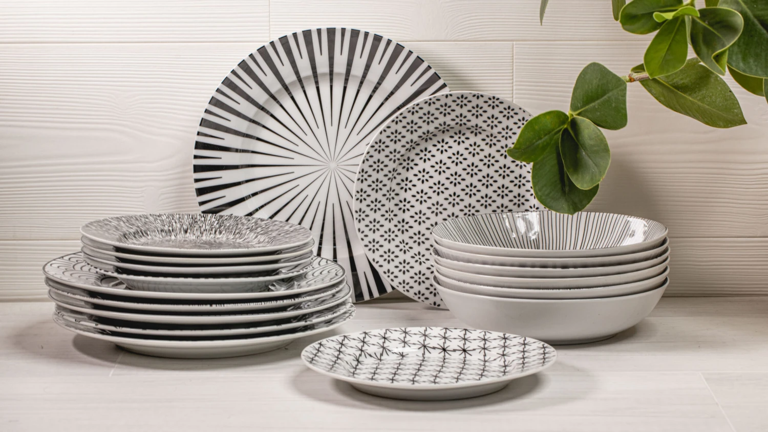 Studio Tavola Serviesset Black Sailor - 18-delig / 6 Personen 2 Studio Tavola Serviesset Black Sailor - 18-delig / 6 Personen - Afbeelding 2