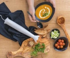 Alessi Staafmixer Plissé - 2 Standen - Wit - Michele De Lucchi - MDL10 W -Keuken Kook Winkel staafmixer 1 1