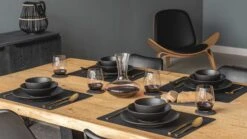 Studio Tavola Kommen Black Tie ø 14 Cm - 6 Stuks -Keuken Kook Winkel tafel03 1 4