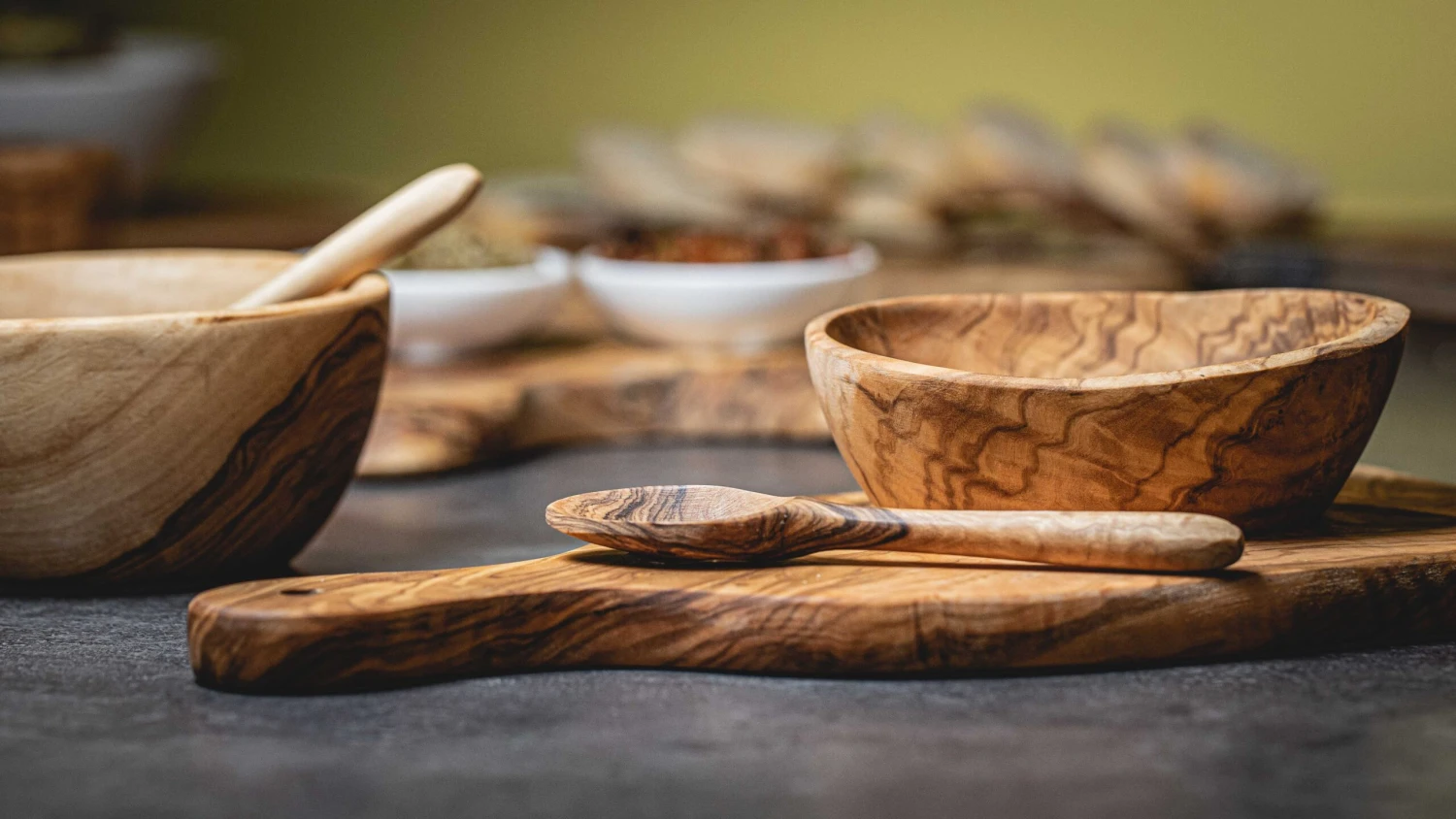 Jay Hill Serveerplank Tunea - Olijfhout - 28 X 14 Cm 3 Jay Hill Serveerplank Tunea - Olijfhout - 28 X 14 Cm - Afbeelding 3