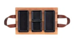 Bowls & Dishes Serveerplank / Tapasplank Streetfood 3-vaks Zwart - Medium 8 Bowls & Dishes Serveerplank / Tapasplank Streetfood 3-vaks Zwart - Medium -Keuken Kook Winkel vbb1830.zw 1 1