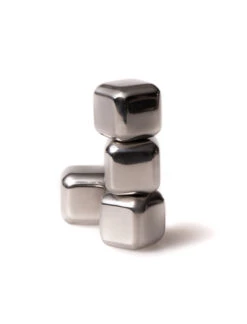 Jay Hill Whiskey Stenen - RVS - 4 Stuks -Keuken Kook Winkel wiskey stenen 1